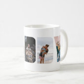 ダディフォトコラージュカットアウト文字マグ コーヒーマグカップ (正面右)