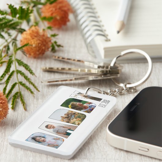 ダディモダンー5フォトファーザーズデイタイポグラフィ キーホルダー (正面右)