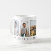 ダディモダンー5フォトファーザーズデイタイポグラフィ コーヒーマグカップ (正面左)