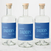 ダディンおもしろいは簡単父の日ではない リキュールボトルラベル (ボトル)