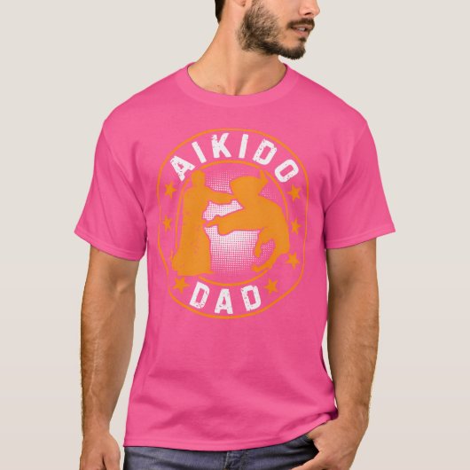 ダディーアイキドーパパアイキドファイター Tシャツ (正面)