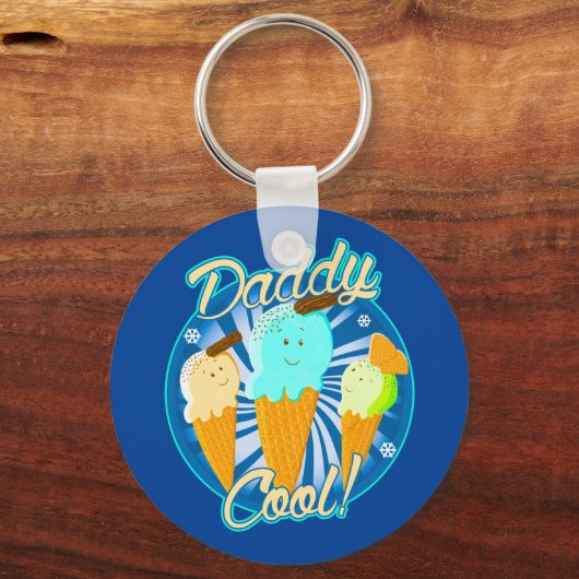 ダディーアイスカッコいいクリームコーン キーホルダー (正面)