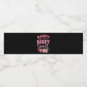 ダディーオブザベリースイートワンストロベリー誕生日 ペットボトルラベル (シングルラベル)