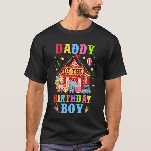ダディーオブザ誕生日のボーイサーカスカーニバル Tシャツ (正面)