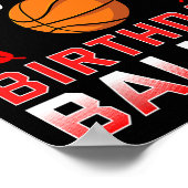 ダディーオブザ誕生日バスケットボールデイセレクト ポスター (角)