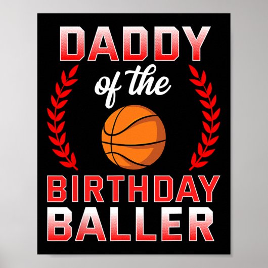 ダディーオブザ誕生日バスケットボールデイセレクト ポスター (正面)