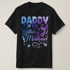 ダディーオブザ誕生日マーメイドウォーター色 Tシャツ