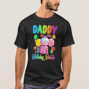 ダディーオブザ誕生日甘いお菓子ガールマッチング Tシャツ