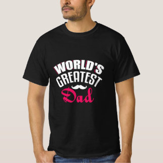 ダディーギフトワールドもっとも偉大パパ Tシャツ