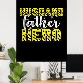 ダディーギフト夫の父の英雄 ポスター (ホームオフィス)