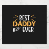 ダディーギフト最高のダディーエバー ビールラベル (シングルラベル)