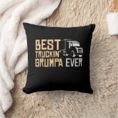 ダディーギフト最高のトラックキングランパエバー クッション (ブランケット)