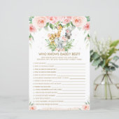 ダディーゲームを知っているジャングルの動物最高ののフローラ (スタンド正面)