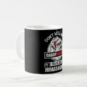 ダディーサウルス恐竜の家族のパパと混乱しない コーヒーマグカップ (正面左)