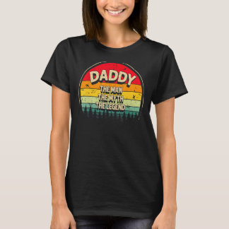 ダディーザマンザ神話ザレジェンドメンズレトロ夕日 Tシャツ