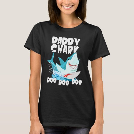 ダディーシャークドゥードゥードー Tシャツ (正面)