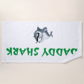 ダディーシャーク ビーチタオル (正面)