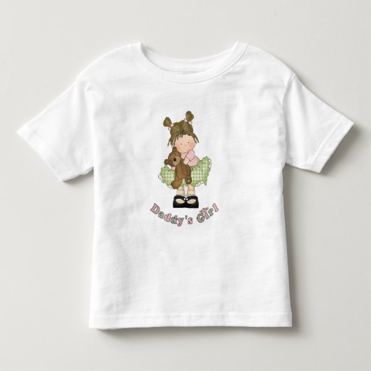 ダディーズガールトドラーTシャツ トドラーTシャツ (正面)