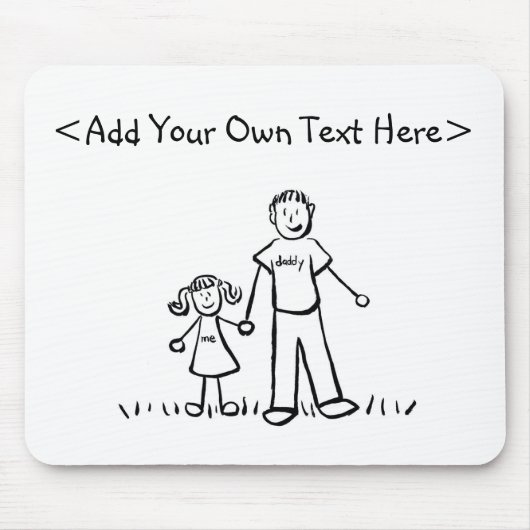 ダディーズガールマウスパッド マウスパッド (正面)