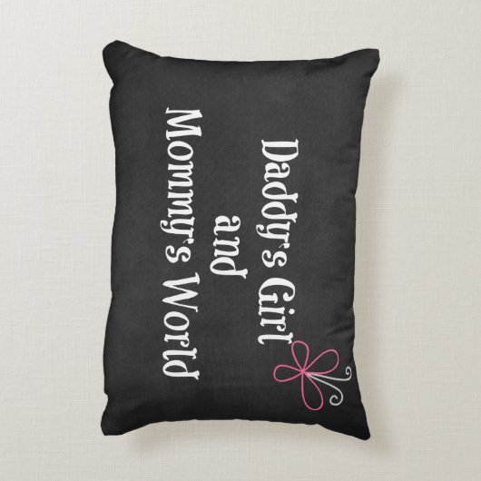 ダディーズガール&マミーの世界引用文 アクセントクッション (裏面(縦))