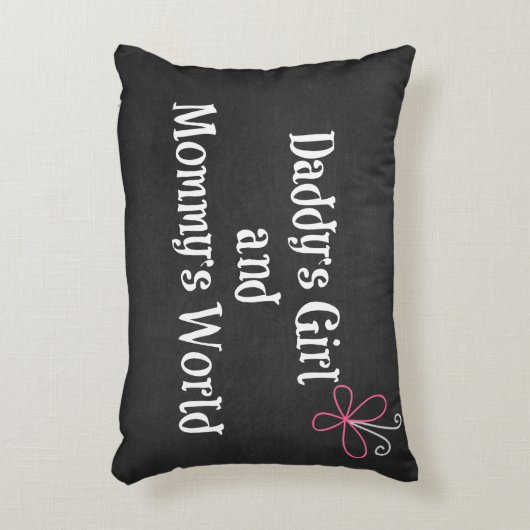 ダディーズガール&マミーの世界引用文 アクセントクッション (正面(垂直))