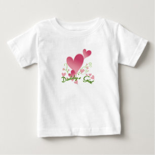 ダディーズガール – 乳児Tシャツ ベビーTシャツ