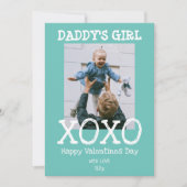 ダディーズガール |写真 |ハグとキスバレンタイン シーズンカード (正面)