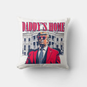 ダディーズホームトランプレッドホワイト&ブルー クッション (正面)