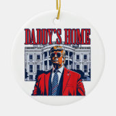 ダディーズホームトランプ | ホワイトハウストランプギフト セラミックオーナメント (正面)