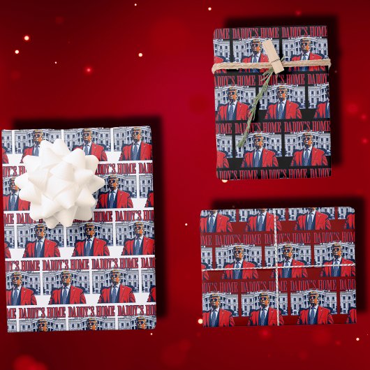 ダディーズホームトランプ | ホワイトハウスドナルドトランプ ラッピングペーパーシート