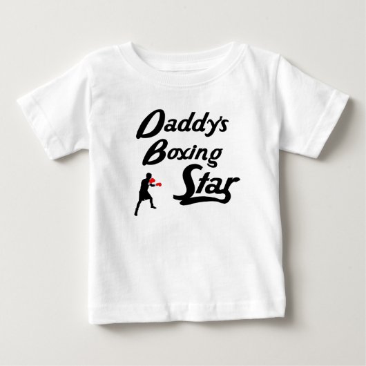 ダディーズボクシングスター ベビーTシャツ (正面)