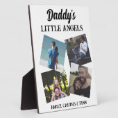 ダディーズリトルエンジェル |写真のギフト フォトプラーク (側面)