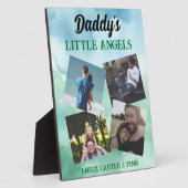 ダディーズリトルエンジェル |写真のギフト フォトプラーク (側面)