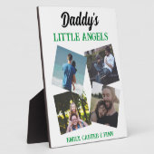 ダディーズリトルエンジェル |写真のギフト フォトプラーク (側面)