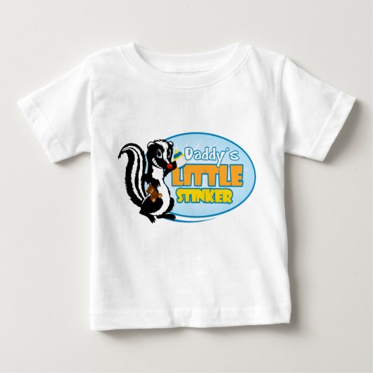 ダディーズリトルスティンカー ベビーTシャツ (正面)