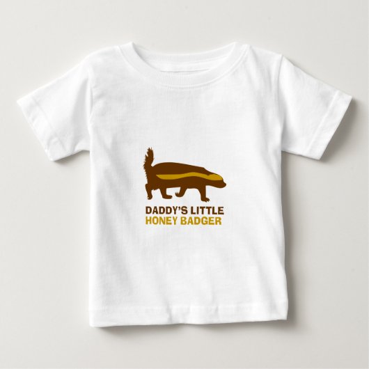 ダディーズリトルハニーバッガー ベビーTシャツ (正面)