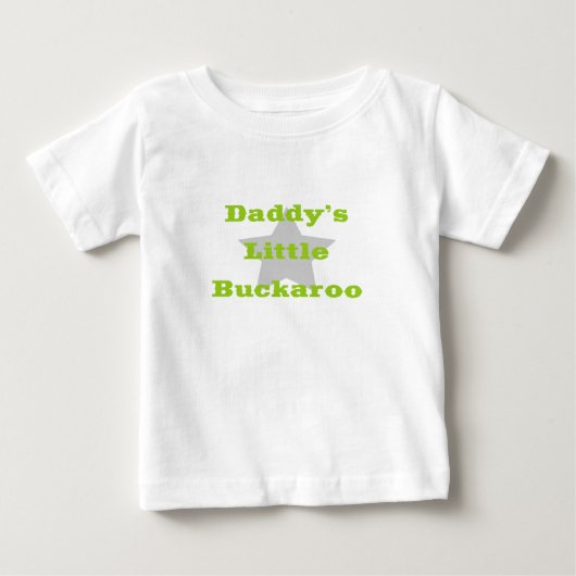 ダディーズリトルバッカロ ベビーTシャツ (正面)