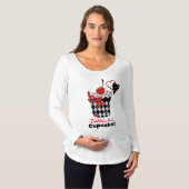 ダディーズリルカップケーキマタニティシャツ Tシャツ (正面フル)