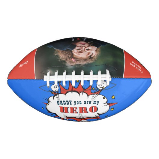 ダディーヒーロースーパーヒーローパパファーズデイフォト アメリカンフットボール (正面)