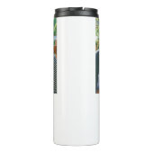 ダディーヒーロータイポグラフィ父の日写真 タンブラー (裏面)