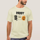 ダディーブーオレンジブラックハロウィンファミリーマッチング Tシャツ (正面)