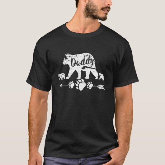ダディーベアウィズツーカッブパパ Tシャツ (正面)