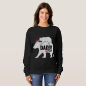 ダディーベアークリスマスキュートX-MasパパソンドーターミスターM スウェットシャツ (正面フル)