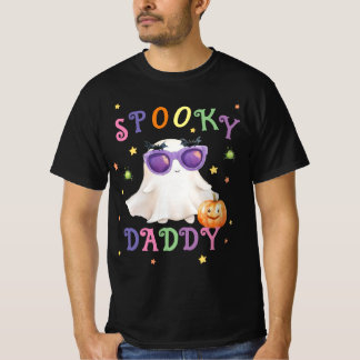 ダディ不気味ブライト文字ブラックメンズTシャツ» Tシャツ