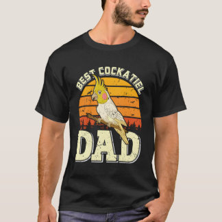ダディ最高のコッカティエルパパパラケートバードコッカティエル Tシャツ