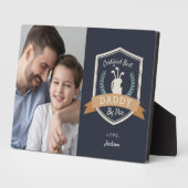 ダディ最高のバイパー |ゴルフパパ写真 フォトプラーク (側面)