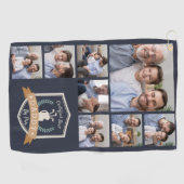 ダディ最高のバイパー |写真のコラージュ ゴルフタオル (横)