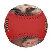 ダディ最高のーが野球の写真を撮った 野球ボール (裏面)