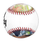 ダディ最高のーの子どもの名前 野球ボール (正面)