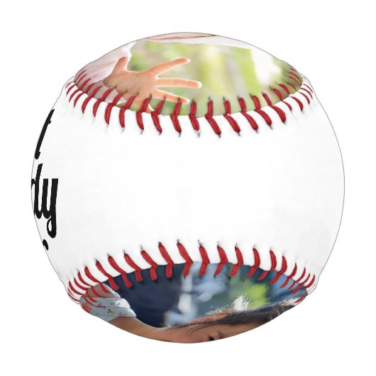 ダディ最高のーの子どもの名前 野球ボール (正面)